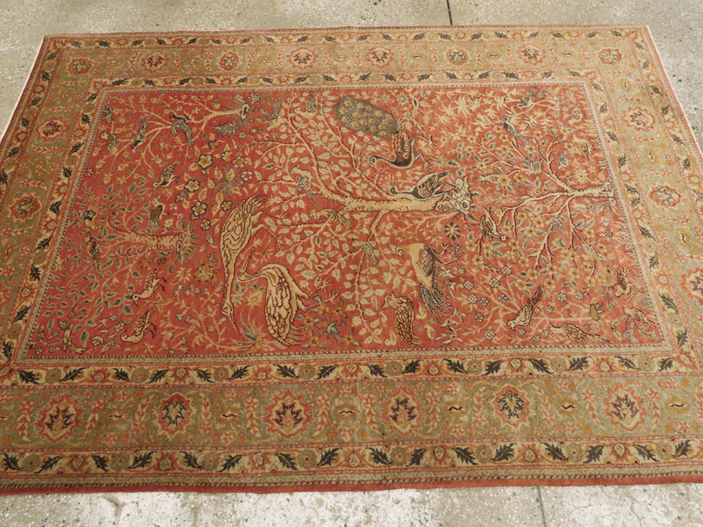 Antique Turkish Sivas Pictorial Rug, No.9222 - Galerie Shabab