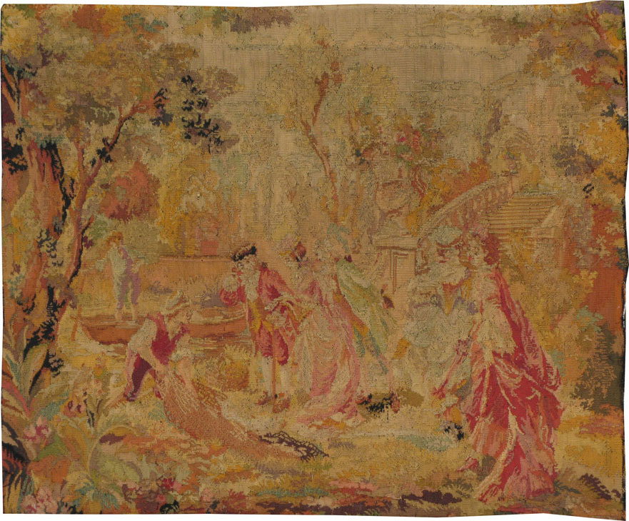 Antique French Tapestry Carpet, No.9228 - Galerie Shabab