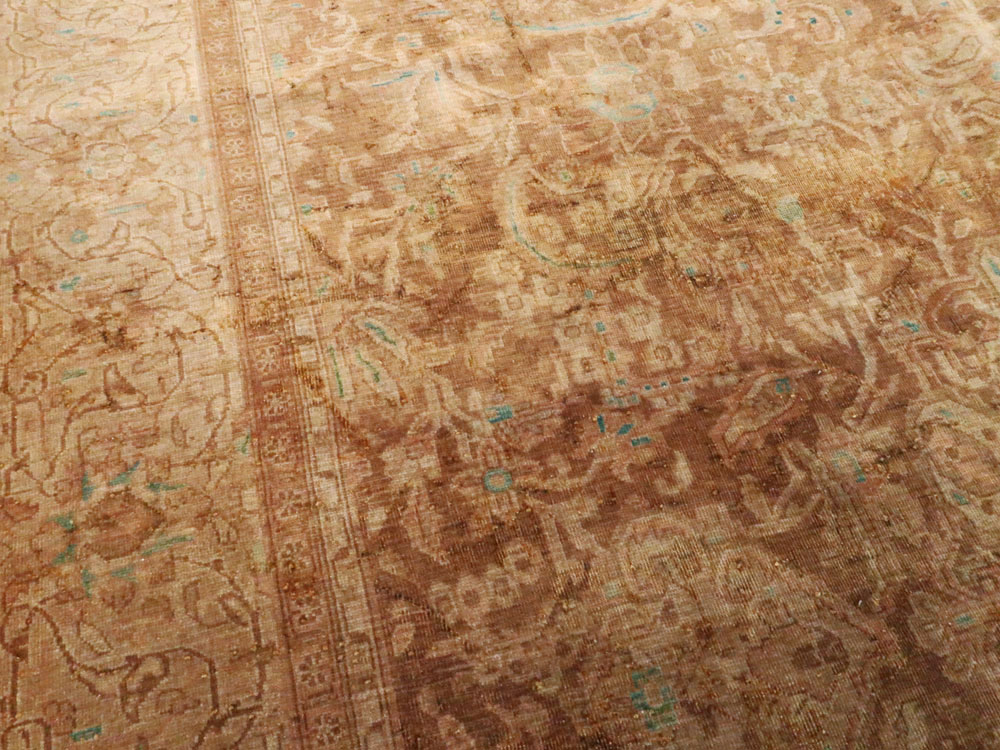 Vintage Persian Kashan Carpet, No.9231 - Galerie Shabab