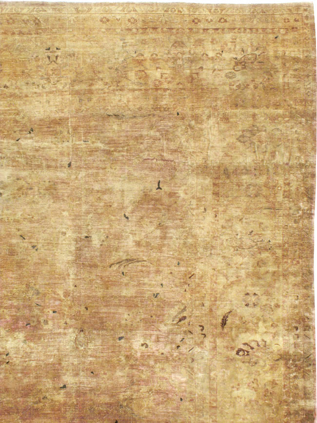 Antique Persian Kashan Rug, No.9236 - Galerie Shabab