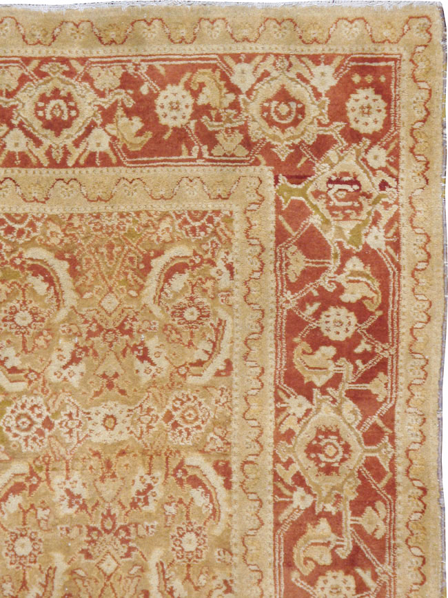 Antique Indian Agra Carpet, No.9273 - Galerie Shabab