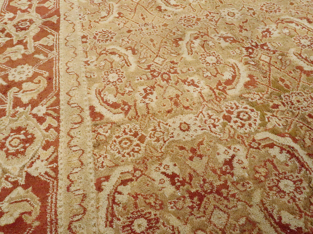 Antique Indian Agra Carpet, No.9273 - Galerie Shabab