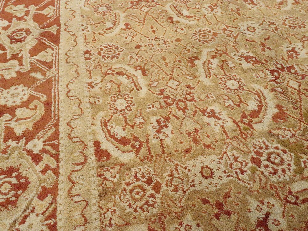 Antique Indian Agra Carpet, No.9273 - Galerie Shabab