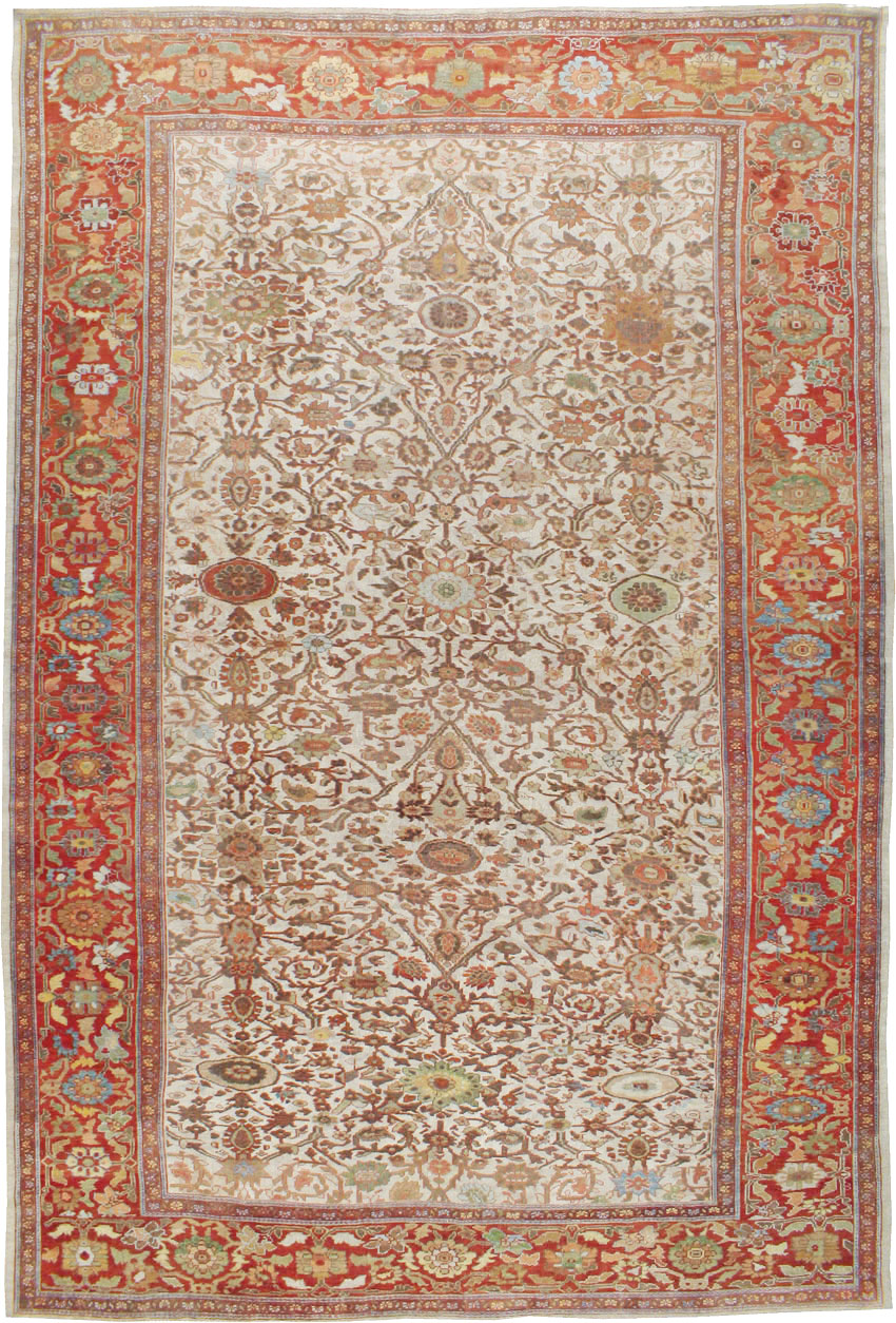 Antique Persian Sultanabad Carpet, No.9274 - Galerie Shabab