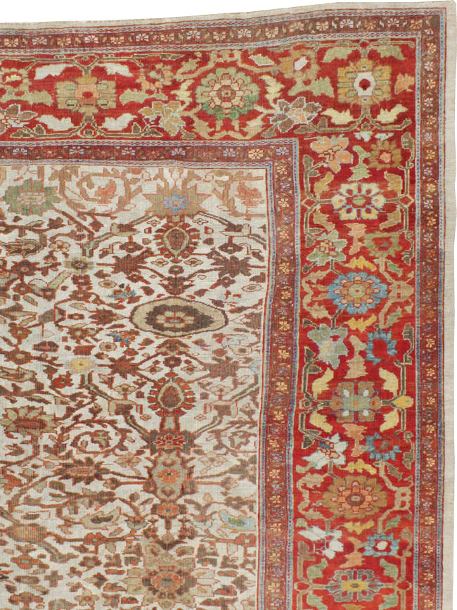 Antique Persian Sultanabad Carpet, No.9274 - Galerie Shabab