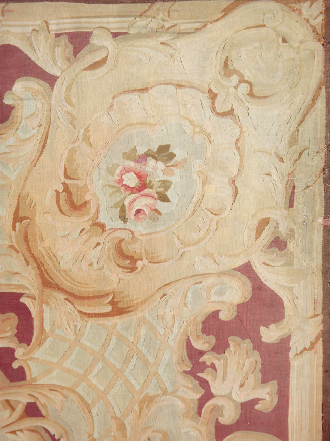 Antique French Aubusson Oversize Carpet, No.9281 - Galerie Shabab