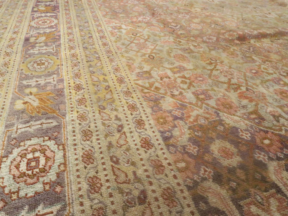 Antique Persian Tabriz Carpet, No.9284 - Galerie Shabab
