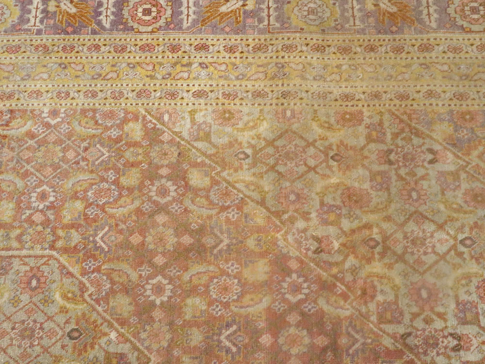 Antique Persian Tabriz Carpet, No.9284 - Galerie Shabab