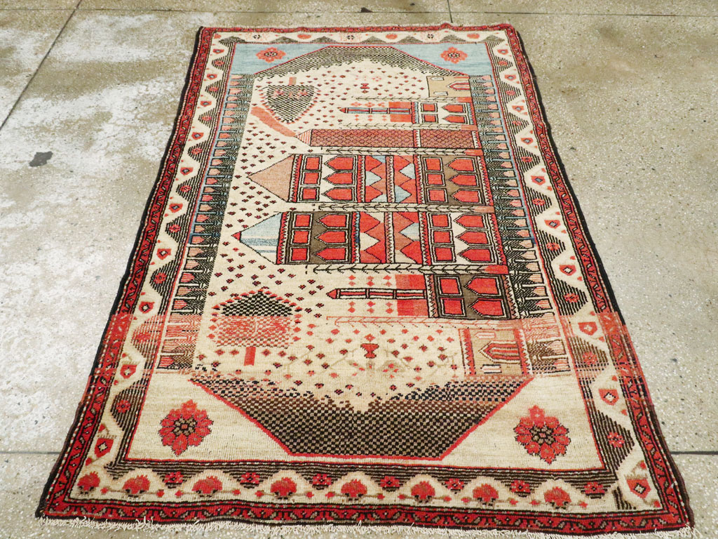 Vintage Turkish Anatolian Pictorial Rug, No.9315 - Galerie Shabab