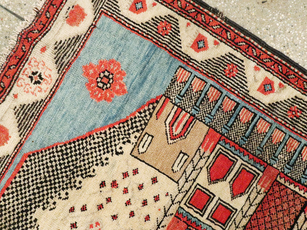 Vintage Turkish Anatolian Pictorial Rug, No.9315 - Galerie Shabab