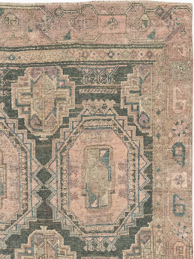Antique Persian Kurd Bidjar Wide Gallery Runner, No.9328 - Galerie Shabab