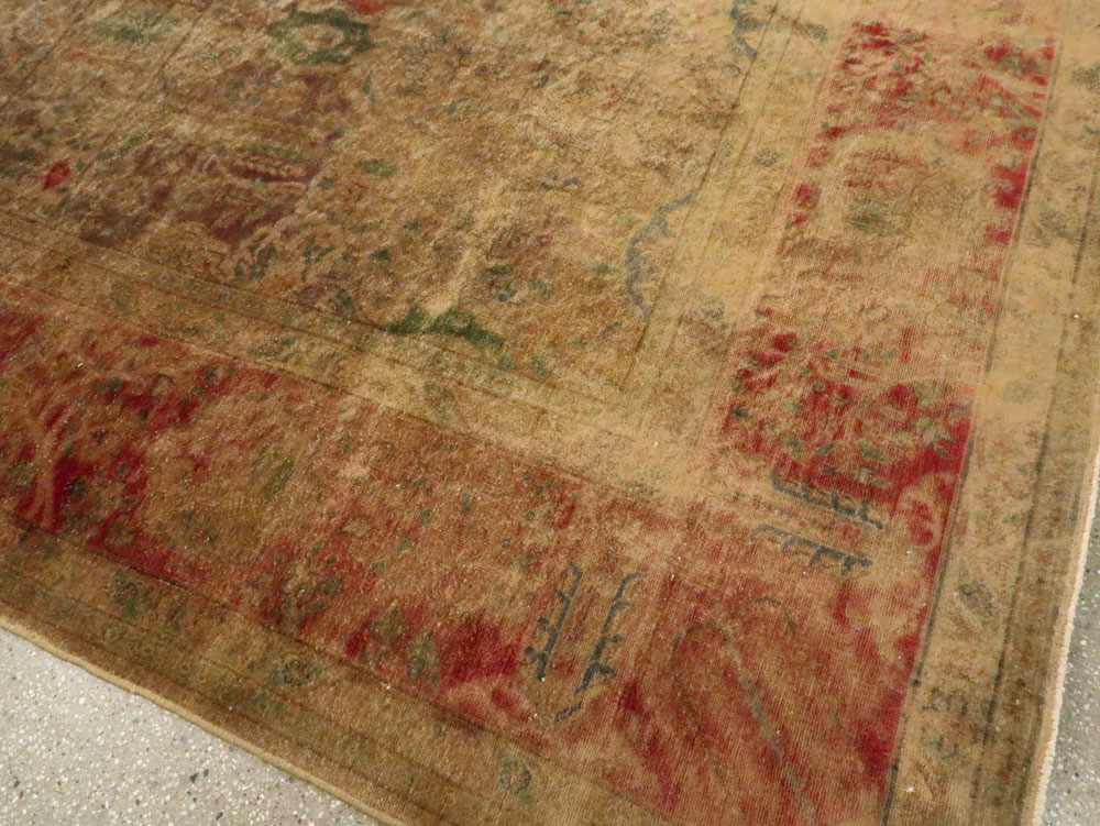 Antique Persian Tabriz Room Size Carpet, No.9334 - Galerie Shabab