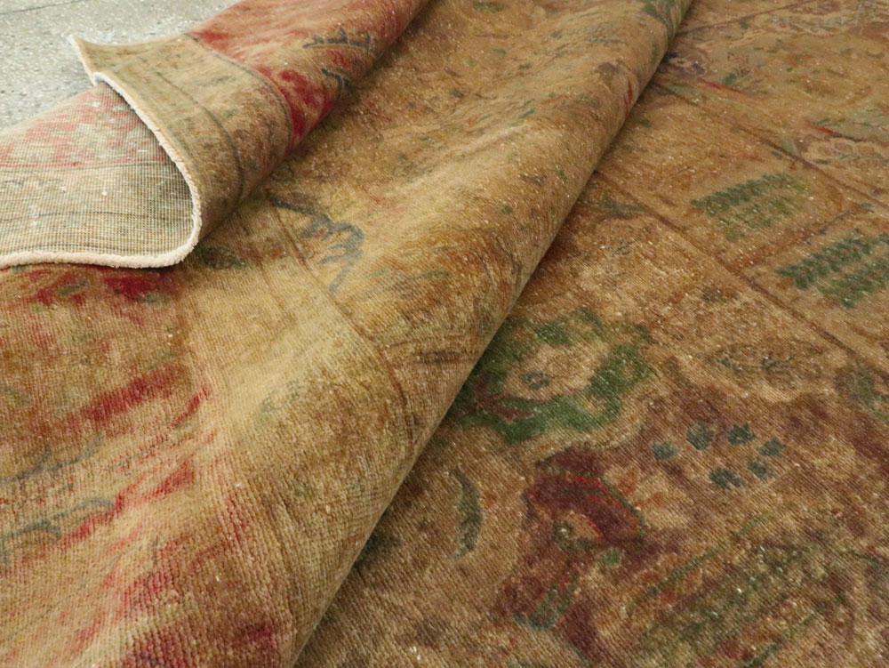 Antique Persian Tabriz Room Size Carpet, No.9334 - Galerie Shabab