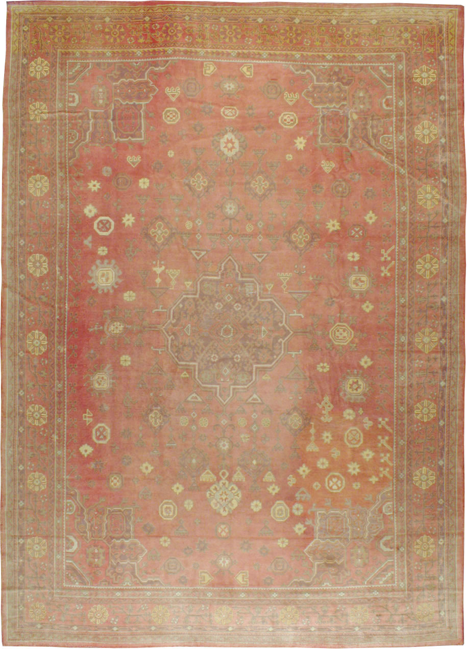 Antique Turkish Oushak Oversize Carpet, No.9335 - Galerie Shabab