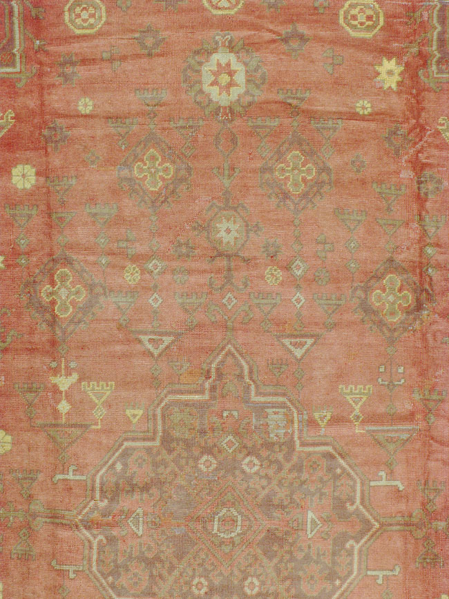 Antique Turkish Oushak Oversize Carpet, No.9335 - Galerie Shabab