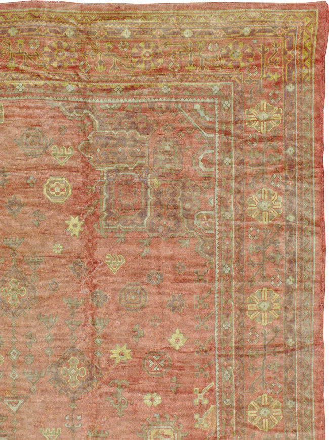 Antique Turkish Oushak Oversize Carpet, No.9335 - Galerie Shabab
