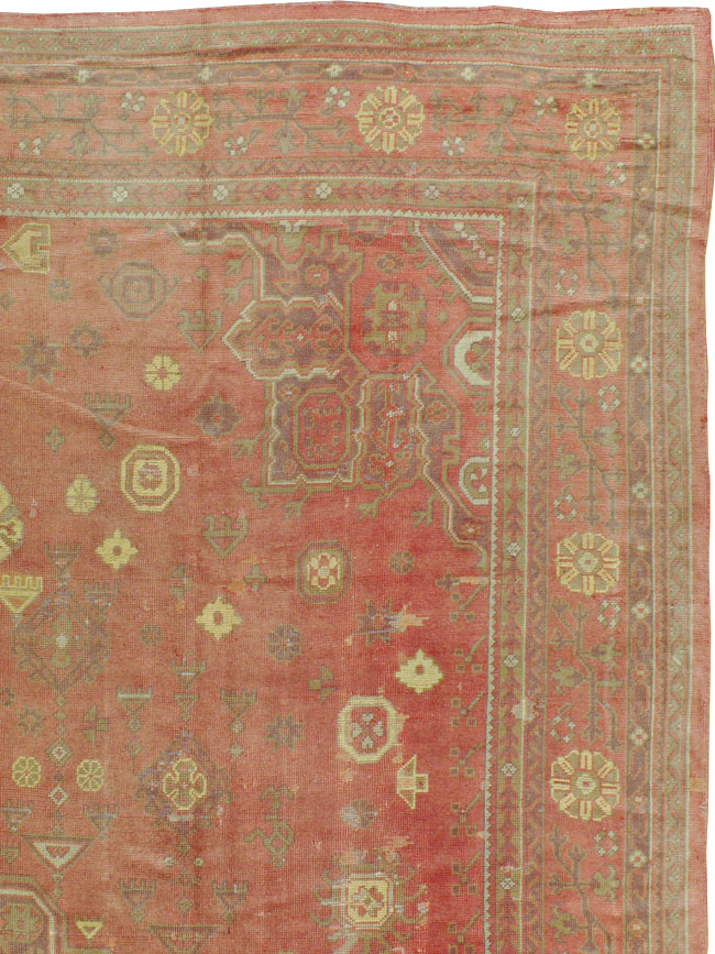 Antique Turkish Oushak Oversize Carpet, No.9335 - Galerie Shabab
