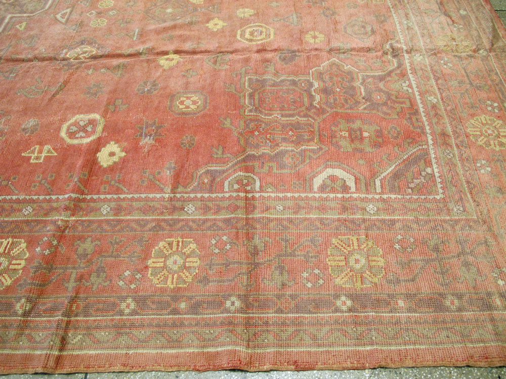 Antique Turkish Oushak Oversize Carpet, No.9335 - Galerie Shabab