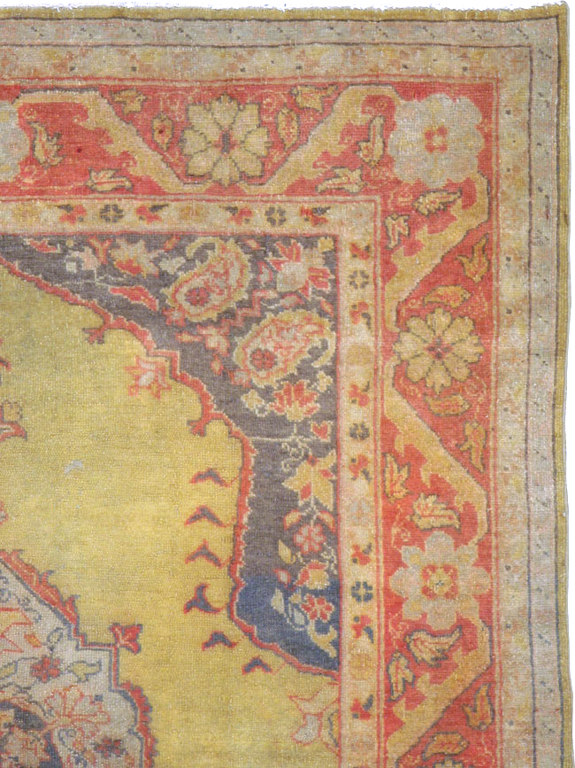 An Oushak Carpet, No.9395 - Galerie Shabab