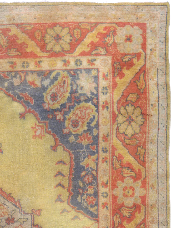 An Oushak Carpet, No.9395 - Galerie Shabab