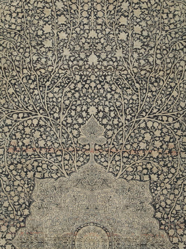 Antique Lavar Kerman Carpet, No.9397 - Galerie Shabab