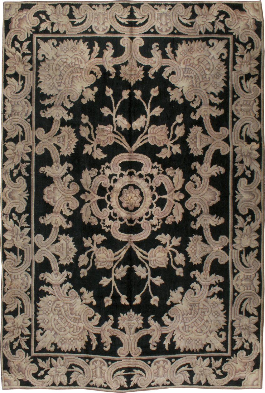 Antique French Savonnerie Room Size Carpet, No.9414 - Galerie Shabab