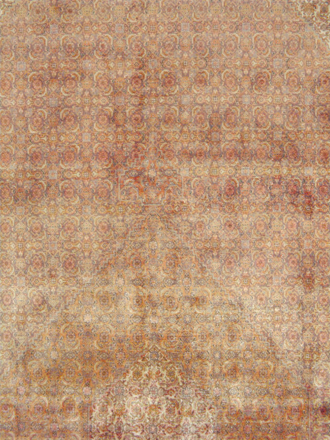 Vintage Persian Tabriz Carpet, No.9422 - Galerie Shabab