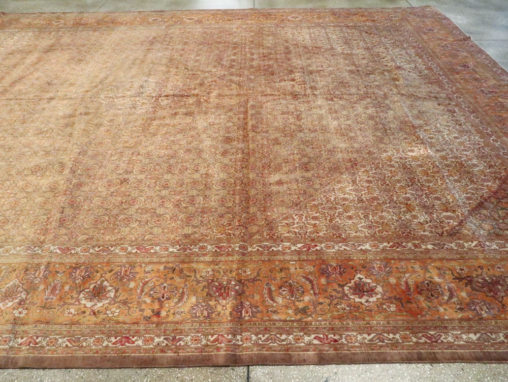Vintage Persian Tabriz Carpet, No.9422 - Galerie Shabab