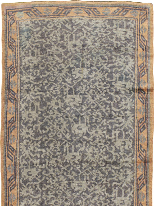 Antique Turkish Oushak Long Runner, No.9424 - Galerie Shabab