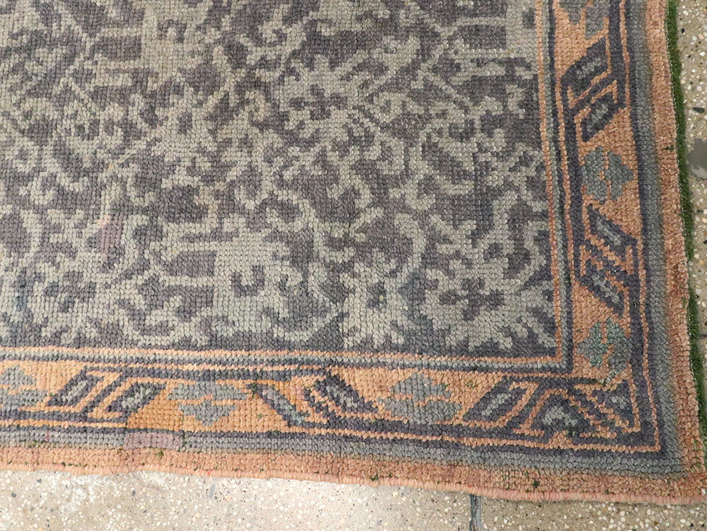 Antique Turkish Oushak Long Runner, No.9424 - Galerie Shabab