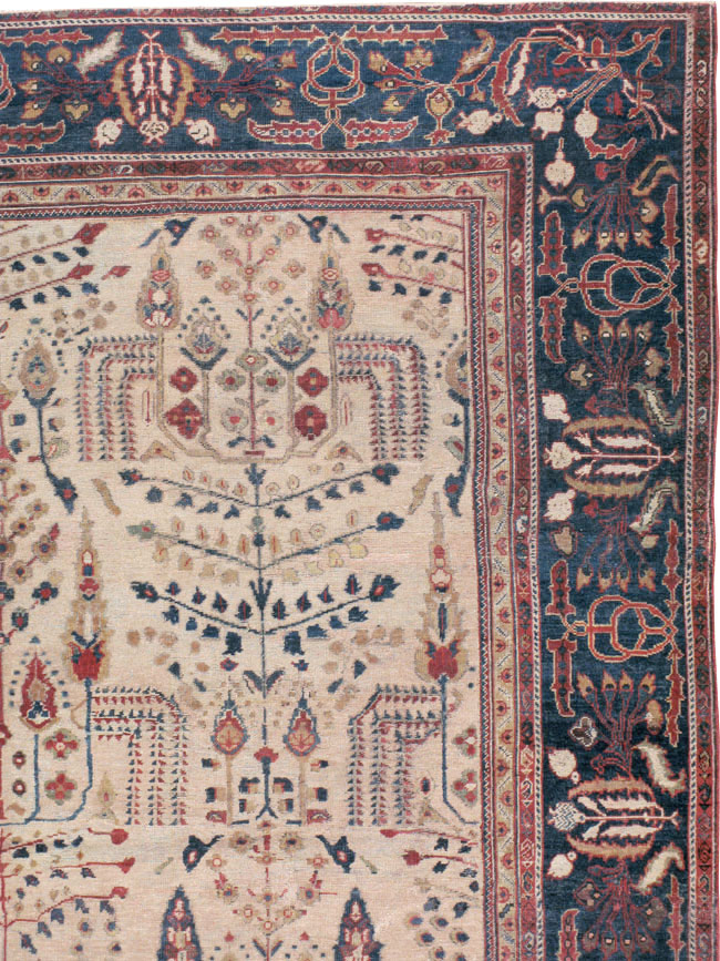 Antique Persian Mahal Carpet, No.9443 - Galerie Shabab