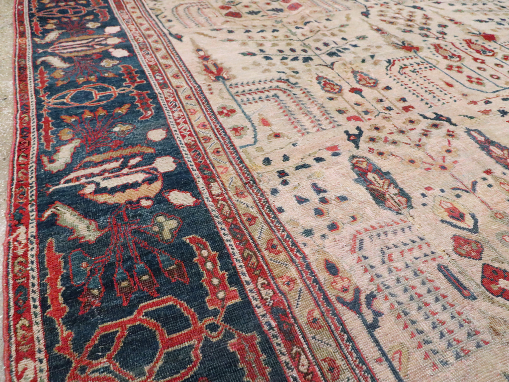 Antique Persian Mahal Carpet, No.9443 - Galerie Shabab