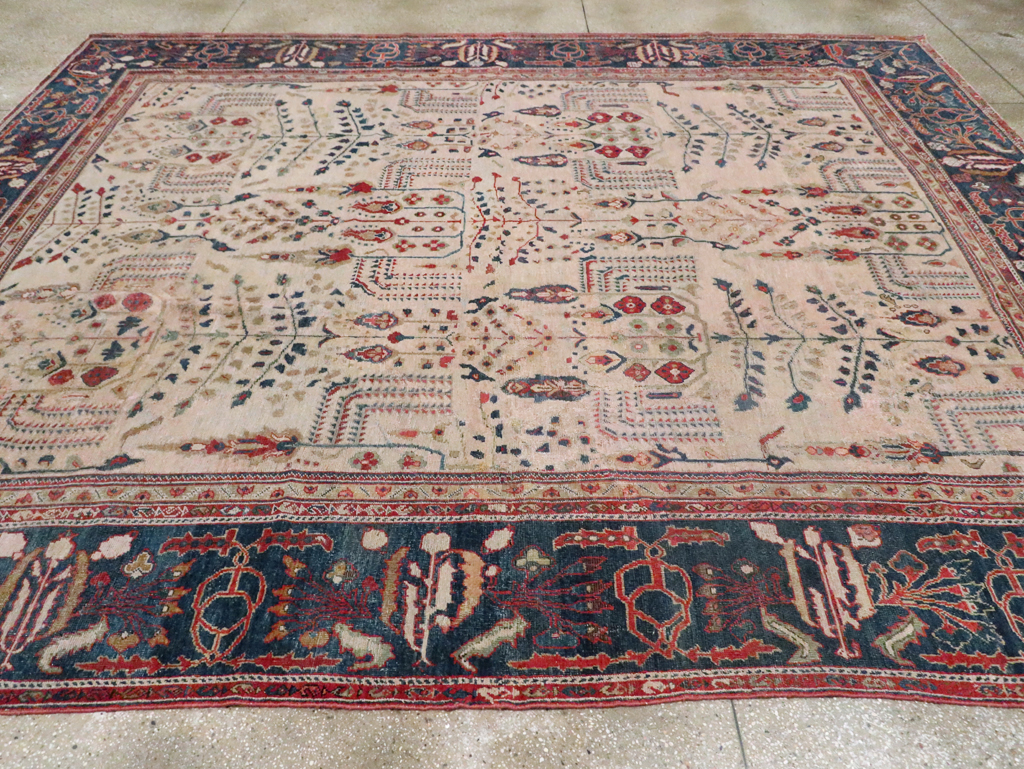Antique Persian Mahal Carpet, No.9443 - Galerie Shabab