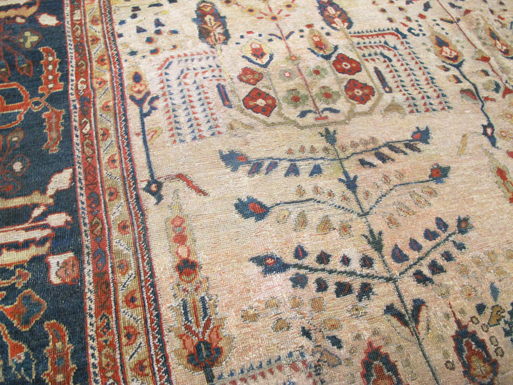 Antique Persian Mahal Carpet, No.9443 - Galerie Shabab