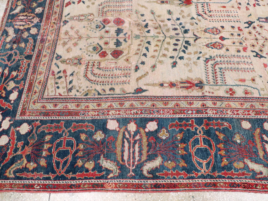 Antique Persian Mahal Carpet, No.9443 - Galerie Shabab