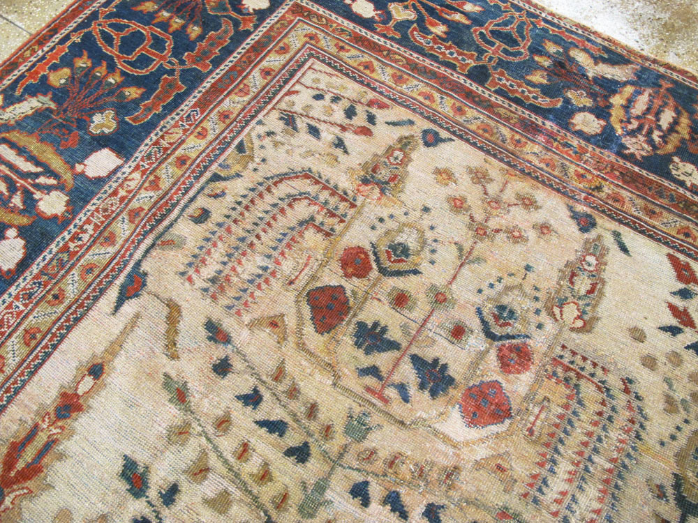 Antique Persian Mahal Carpet, No.9443 - Galerie Shabab