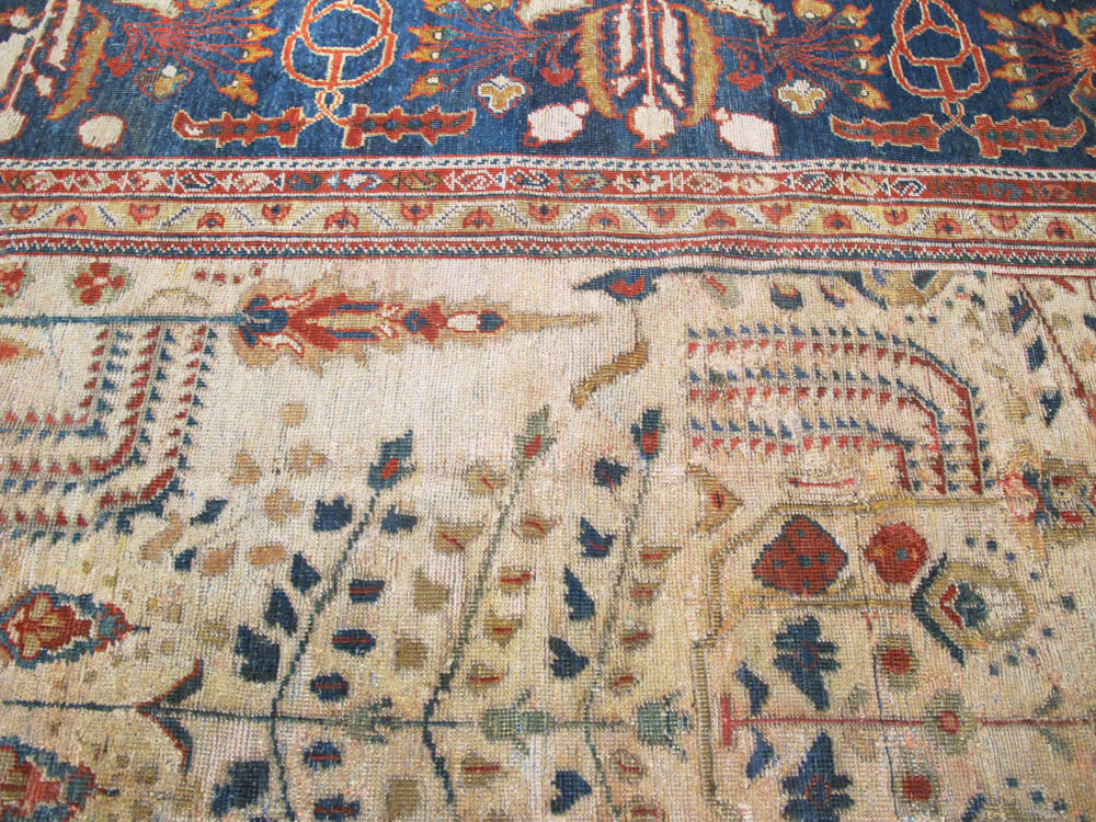 Antique Persian Mahal Carpet, No.9443 - Galerie Shabab