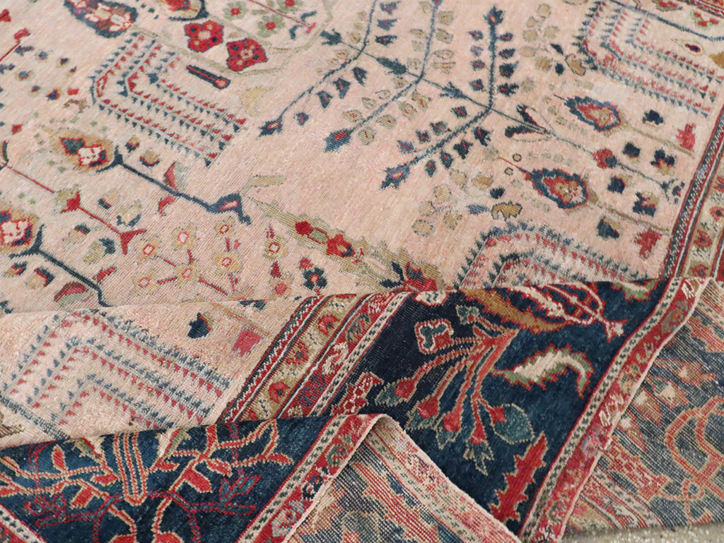 Antique Persian Mahal Carpet, No.9443 - Galerie Shabab