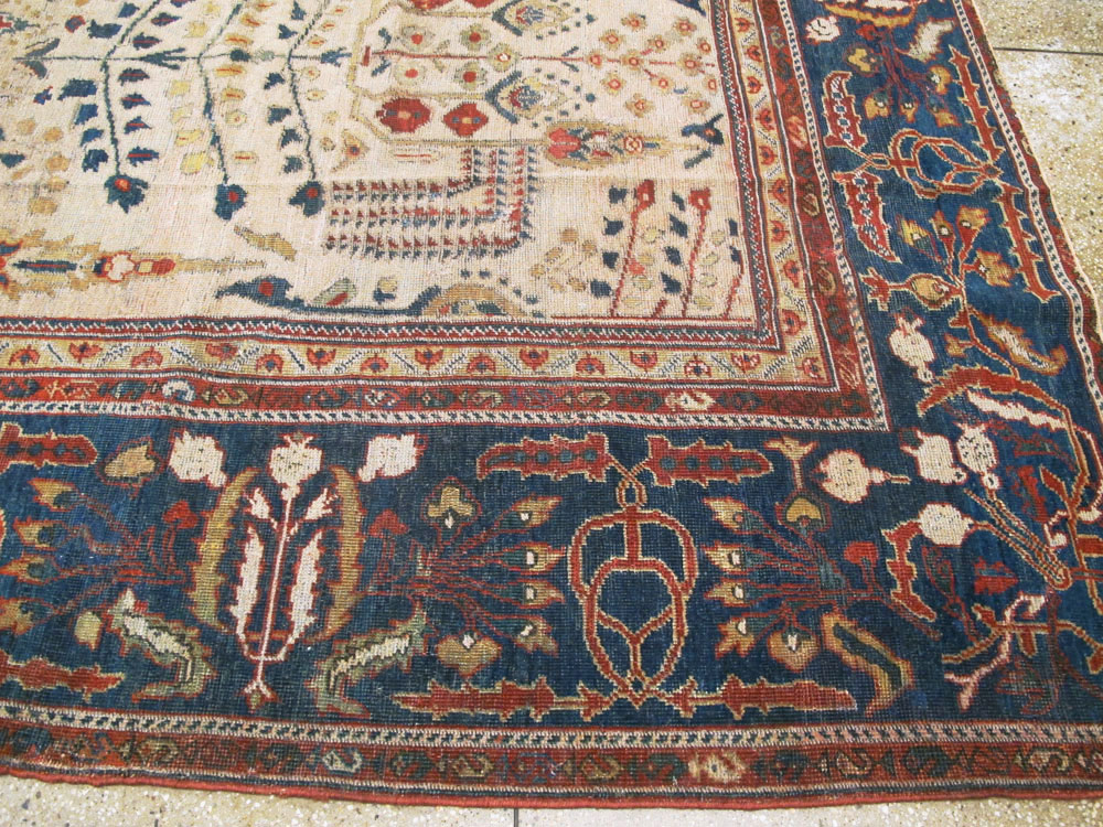 Antique Persian Mahal Carpet, No.9443 - Galerie Shabab
