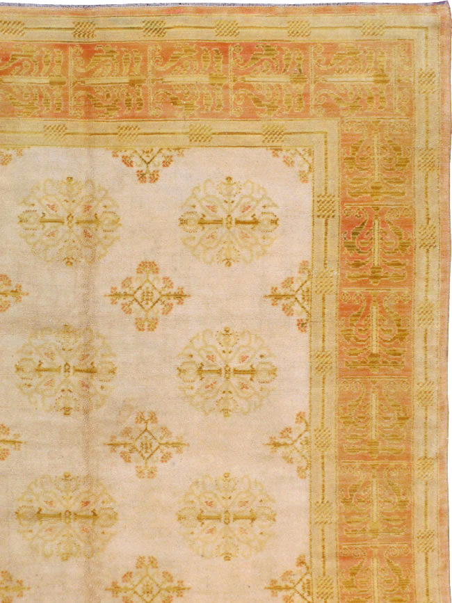 Vintage Cuenca Carpet, No.9455 - Galerie Shabab