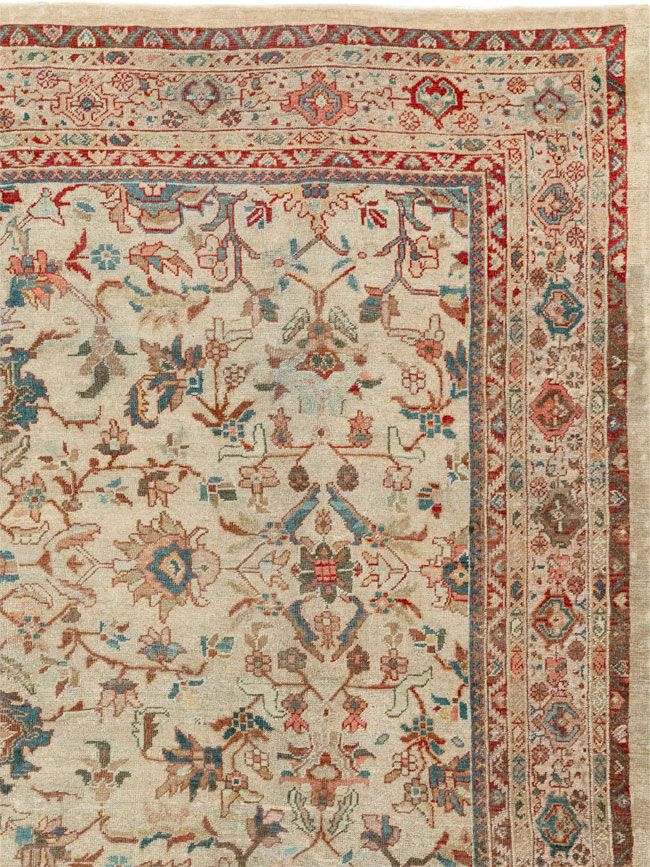 Antique Persian Mahal Gallery Rug, No.9457 - Galerie Shabab