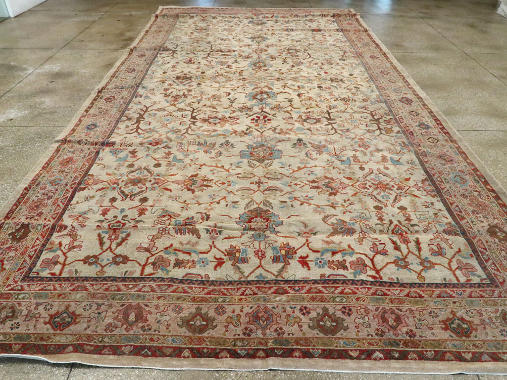 Antique Persian Mahal Gallery Rug, No.9457 - Galerie Shabab
