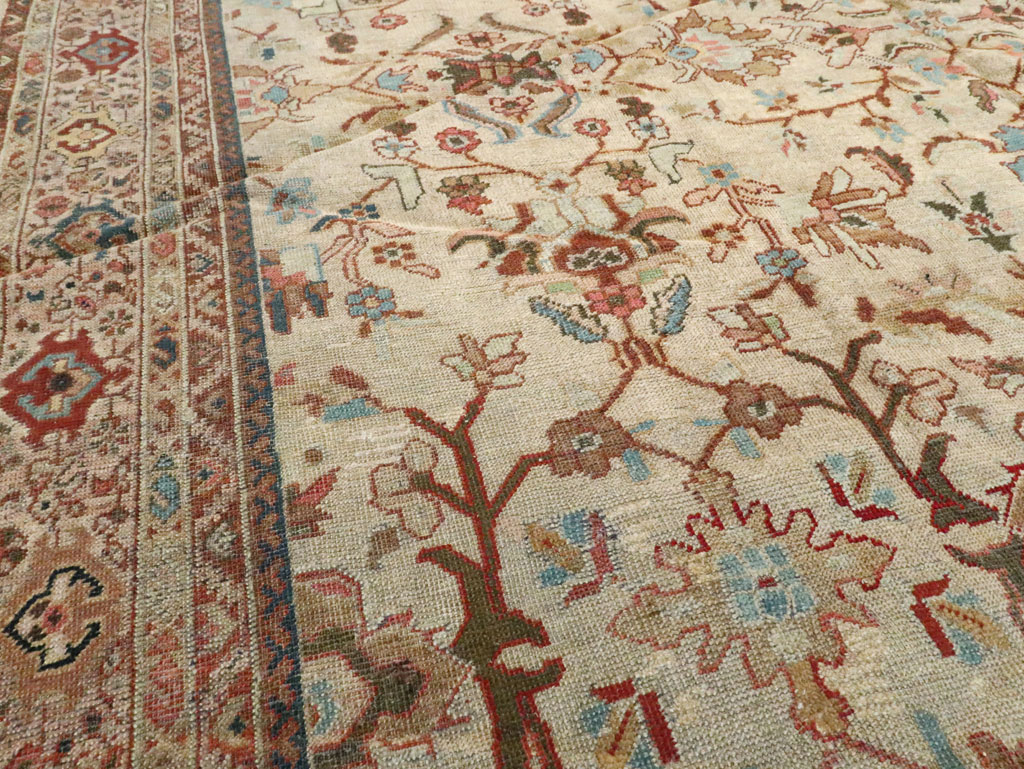 Antique Persian Mahal Gallery Rug, No.9457 - Galerie Shabab