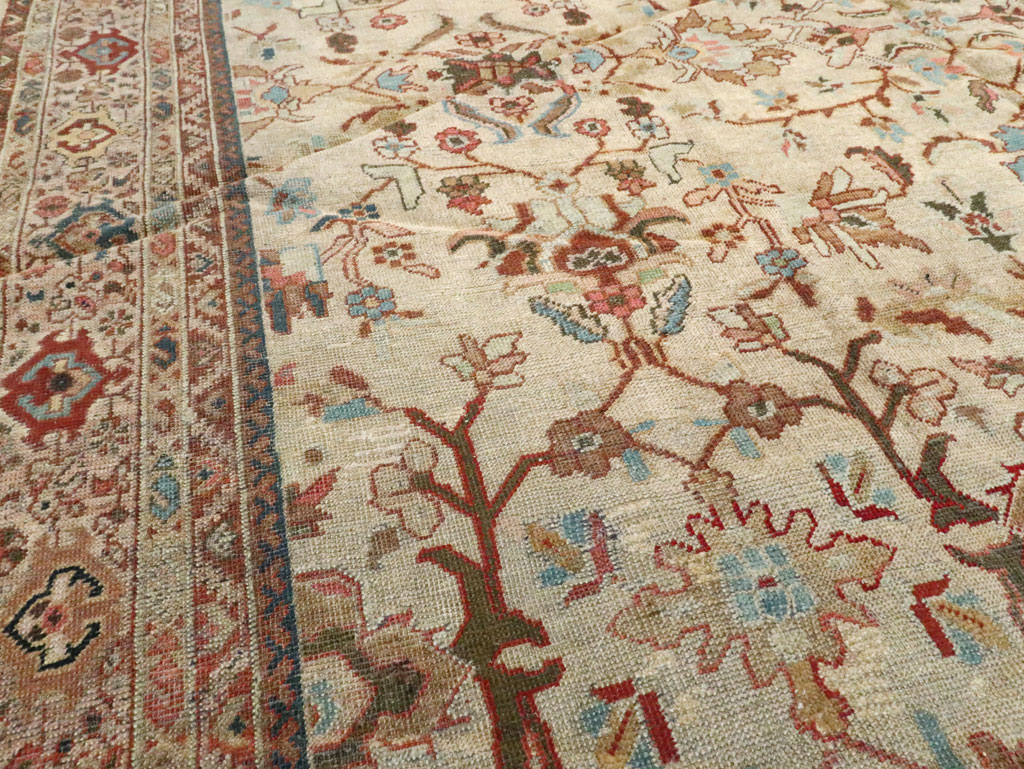 Antique Persian Mahal Gallery Rug, No.9457 - Galerie Shabab
