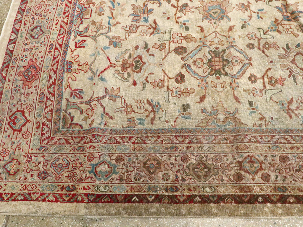 Antique Persian Mahal Gallery Rug, No.9457 - Galerie Shabab