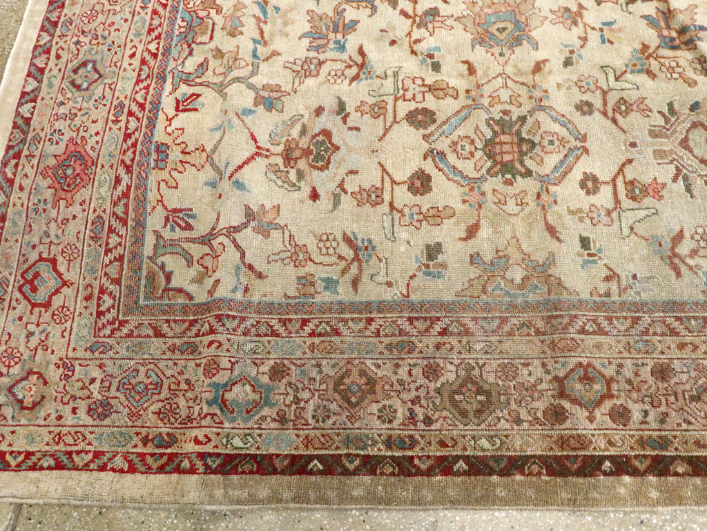 Antique Persian Mahal Gallery Rug, No.9457 - Galerie Shabab