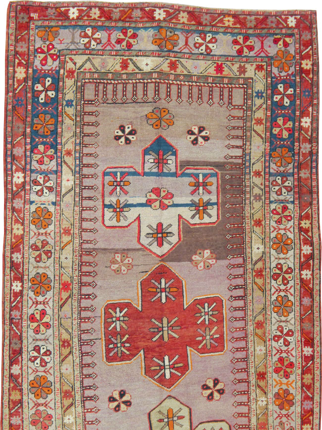 Antique Caucasian Kazak Carpet, No.9489 - Galerie Shabab