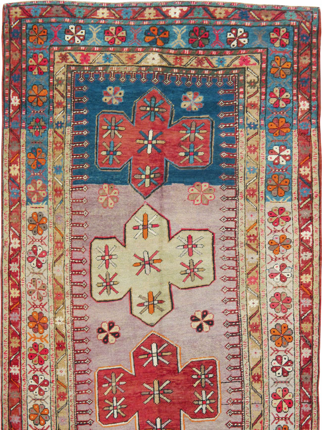 Antique Caucasian Kazak Carpet, No.9489 - Galerie Shabab
