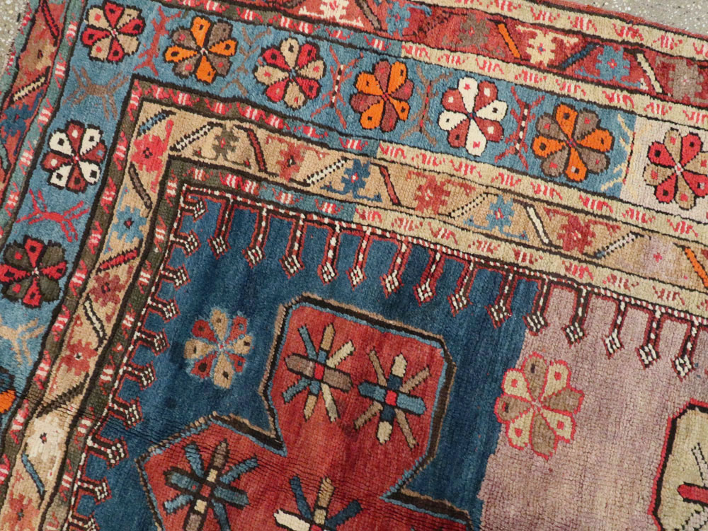 Antique Caucasian Kazak Carpet, No.9489 - Galerie Shabab