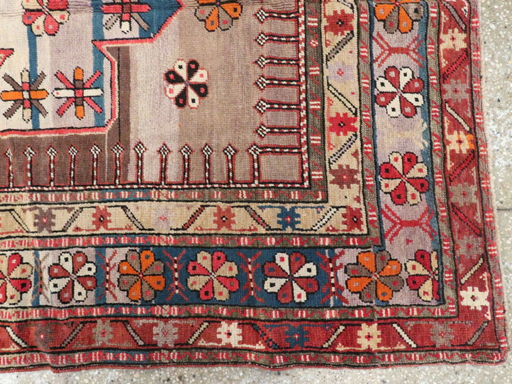 Antique Caucasian Kazak Carpet, No.9489 - Galerie Shabab